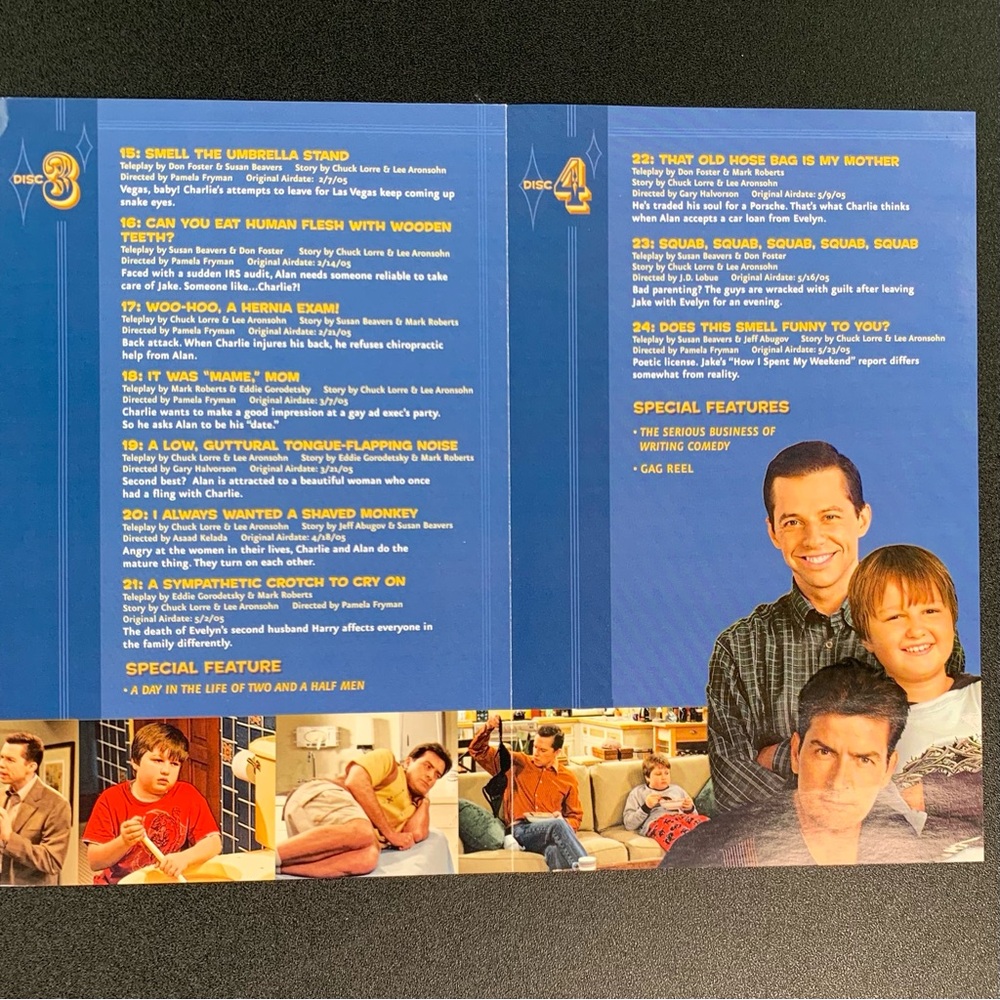 Two and a Half Men Complete Seasons 1 and 2 DVD Bundle Set. - Picture 16 of 16